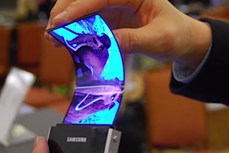 Samsung foldable display