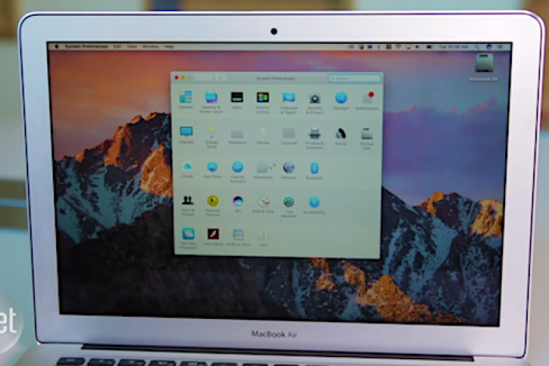 macOS Sierra update