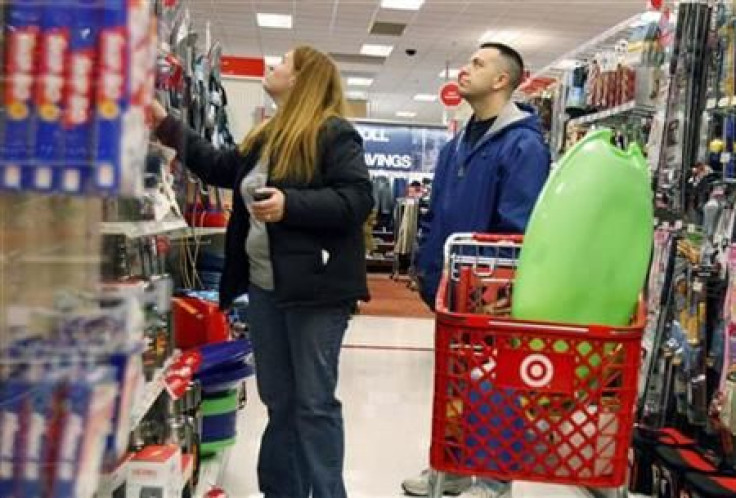 File image of people shopping at Target store in New York