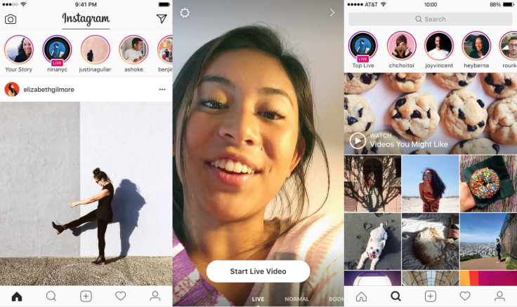 instagram disappearing live video messages