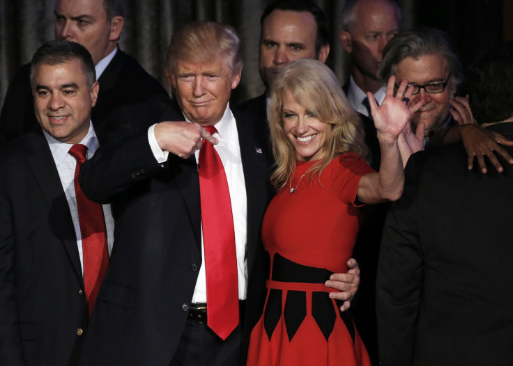 Donald Trump and Kellyanne Conway