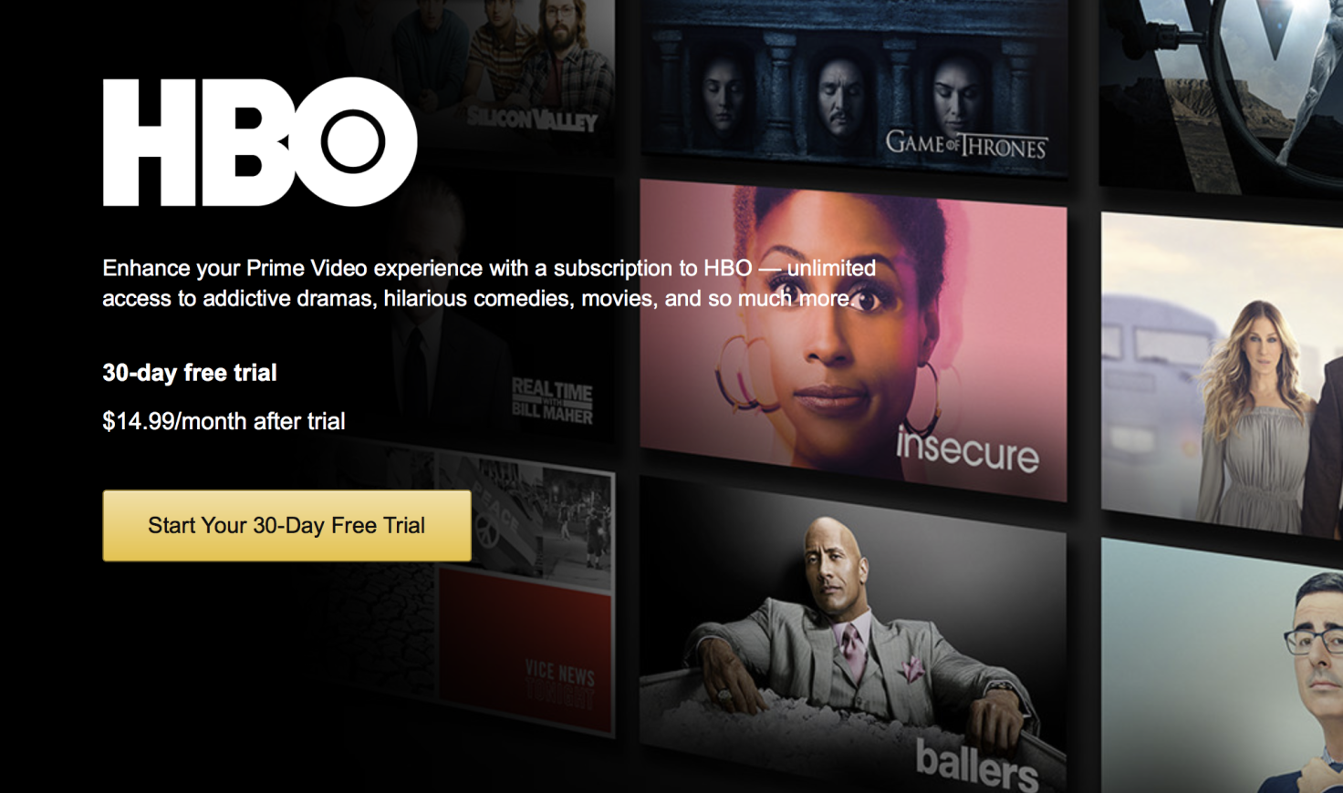 Amazon Prime HBO Premium Networks Now Available But For A Price