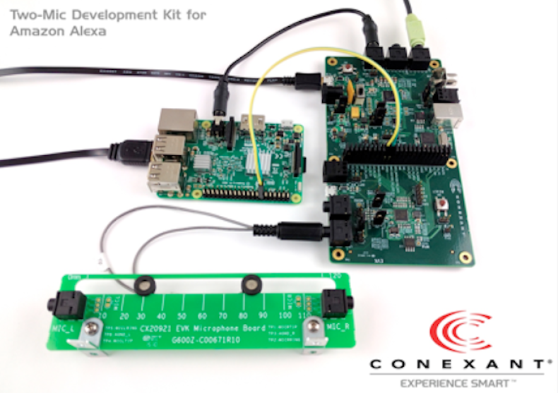 Conexant and Amazon launch the AudioSmart™ 2-mic Development Kit