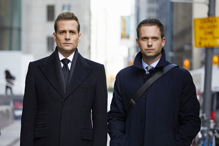 Gabriel Macht as Harvey, Patrick J. Adams as Mike Ross