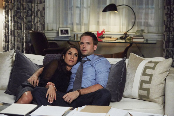 Meghan Markle as Rachel Zane, Patrick J. Adams as Mike Ross