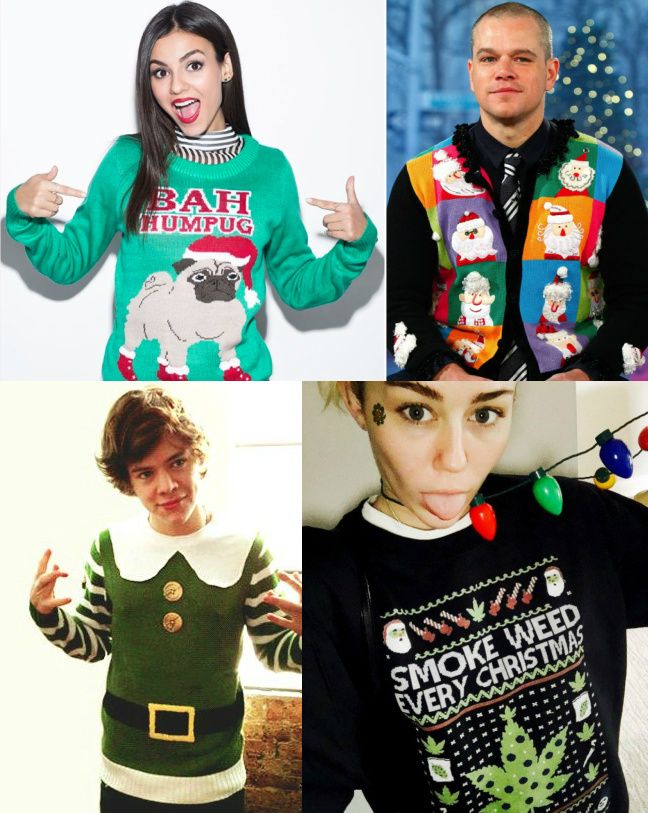 Miley cyrus christmas top sweater