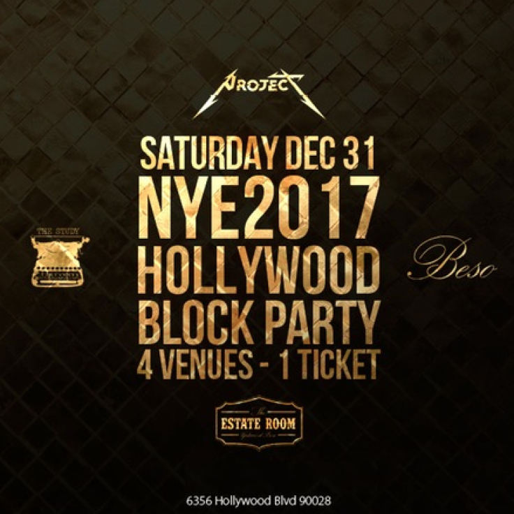 Hollywood NYE Block Party 2017