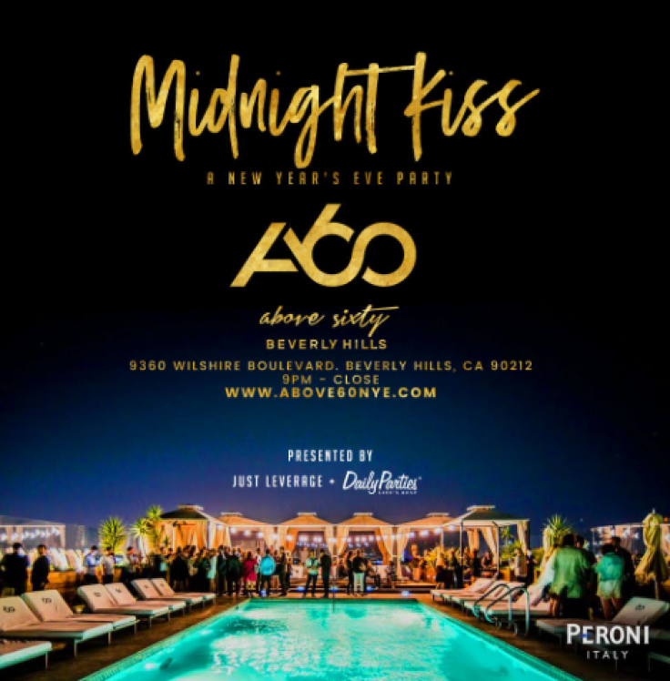 Rooftop Midnight Kiss NYE at Above SIXTY Beverly Hills