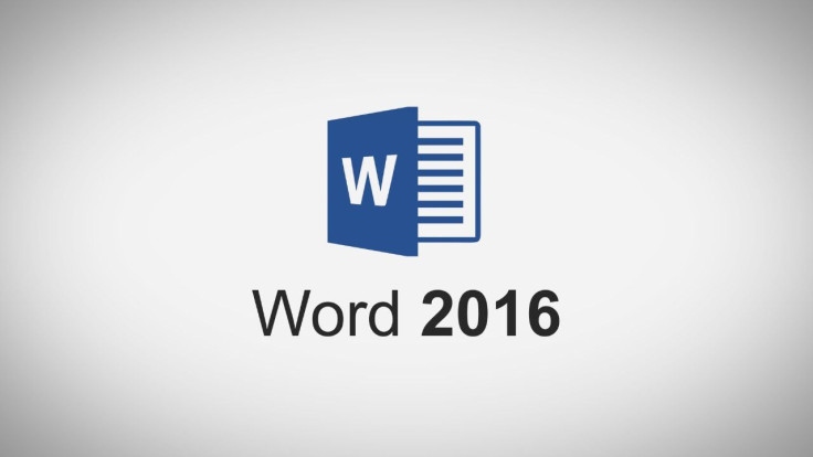 microsoft word 2016