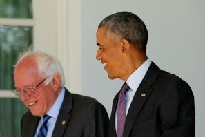 Sanders and Obama