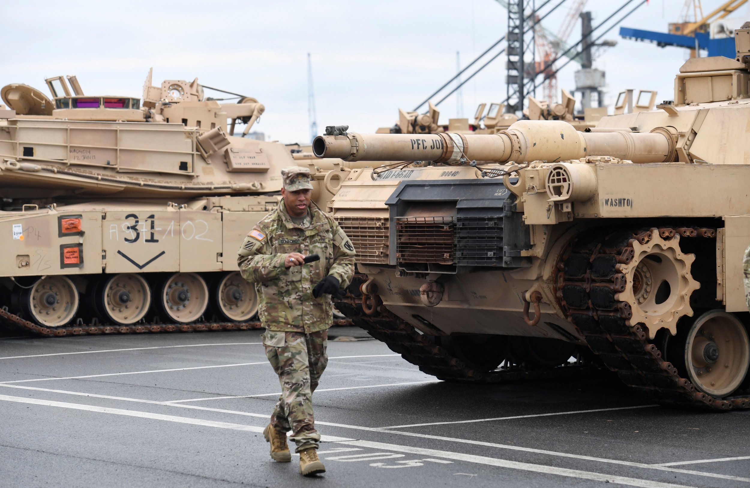 Europe Preparing For War Largest US Military Reinforcement In Decades   Nato Equipment 