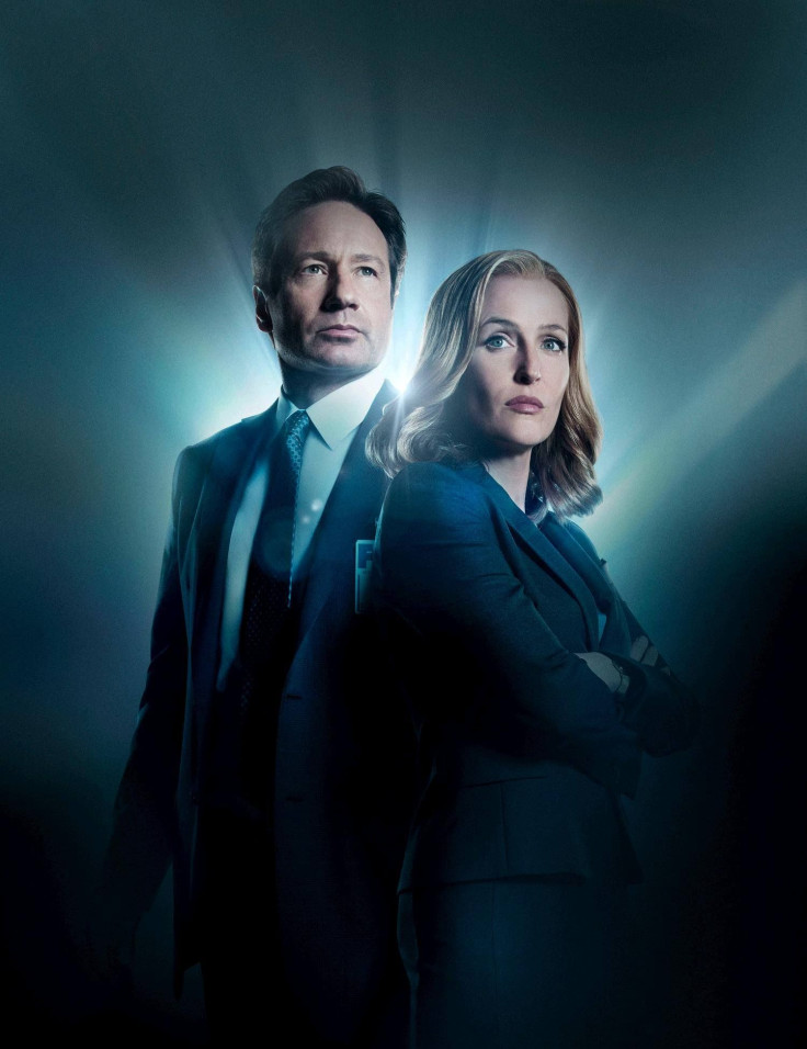 David Duchovny as Fox Mulder, Gillian Anderson as Dana Scully