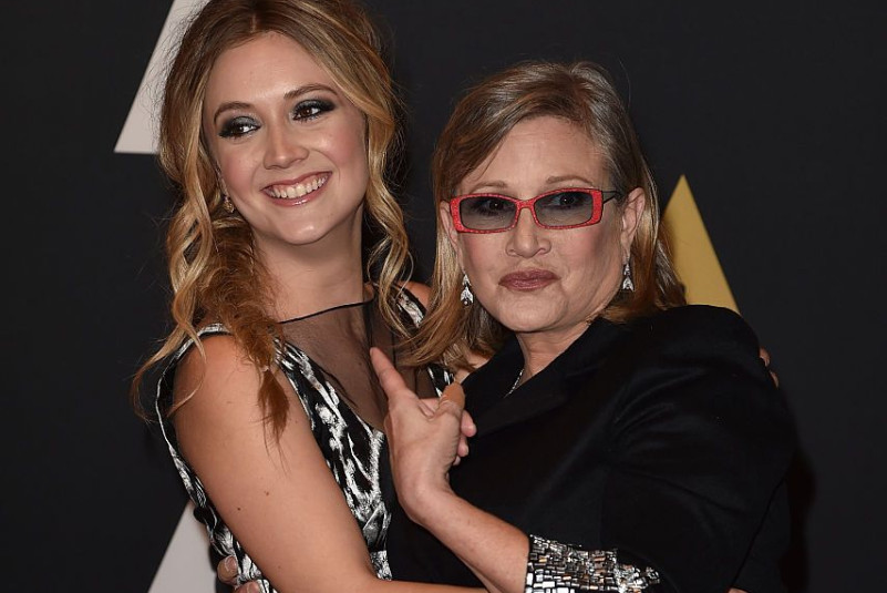 Carrie Fisher and Billie Lourd