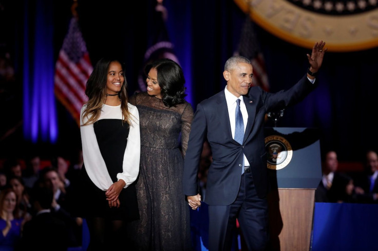 Malia Obama, Michelle Obama, President Barack Obama