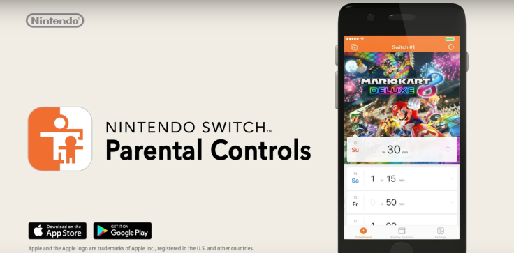 Nintendo Switch Parental Controls app.