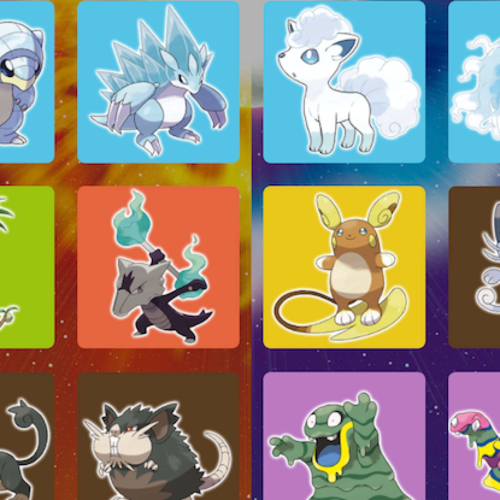 All Pokemon Sun and Moon Alola forms in one place