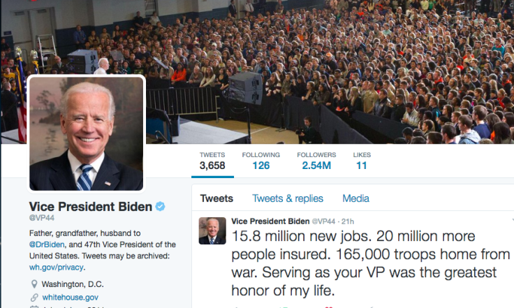 Joe Biden @VP44
