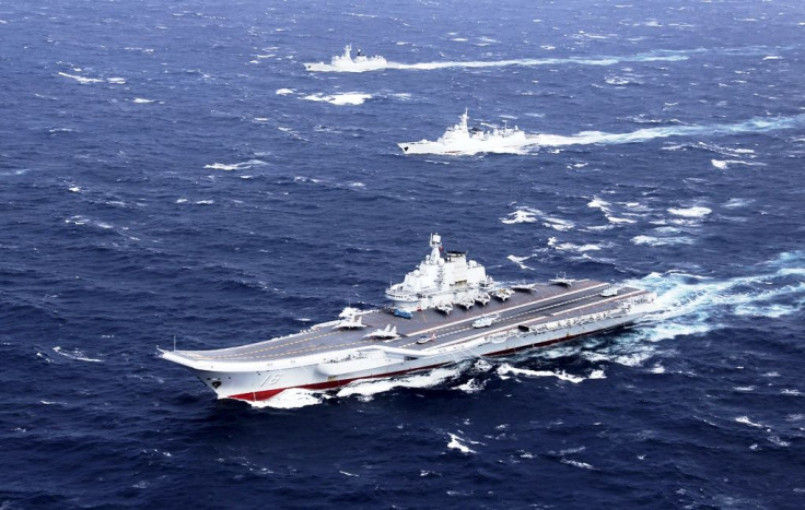 Liaoning aircraft carrier in South China Sea