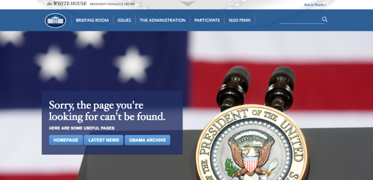 White House Spanish portal taken down