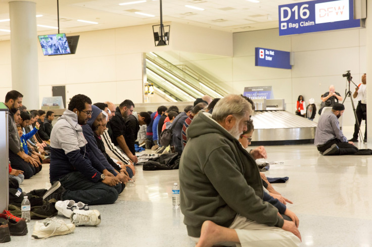 airport protest