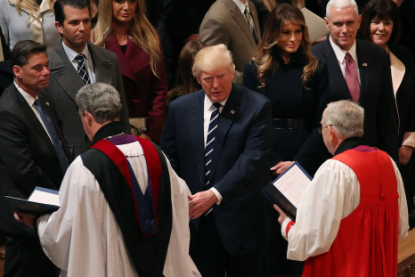 Trump prayer service