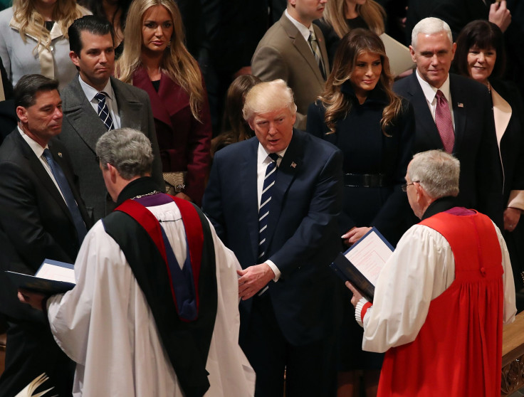 Trump prayer service
