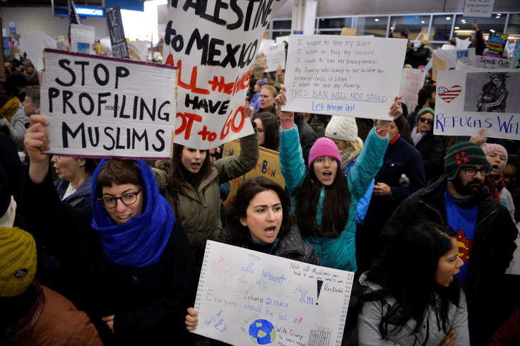 Travel ban protests