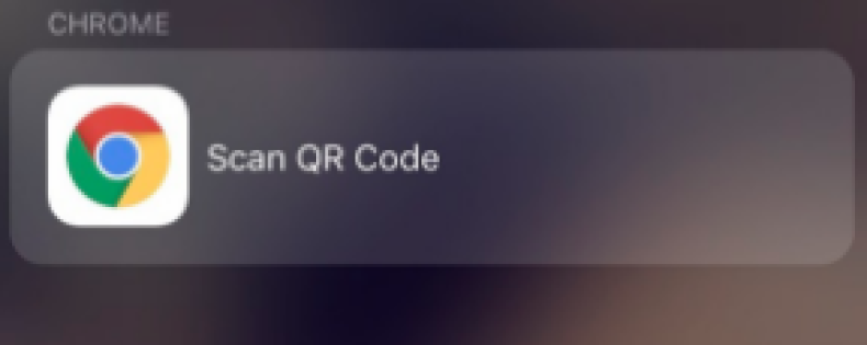 Google Chrome adds "Scan QR Code" option.