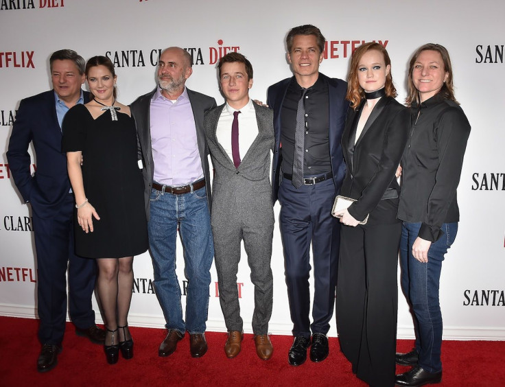 Ted Sarandos, Drew Barrymore, Victor Fresco, Skyler Gisondo, Timothy Olyphant, Liv Hewson, Cindy Holland