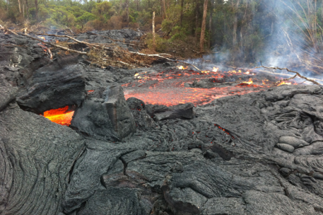 Hawaii volcano continues to spill lava out into the ocean.