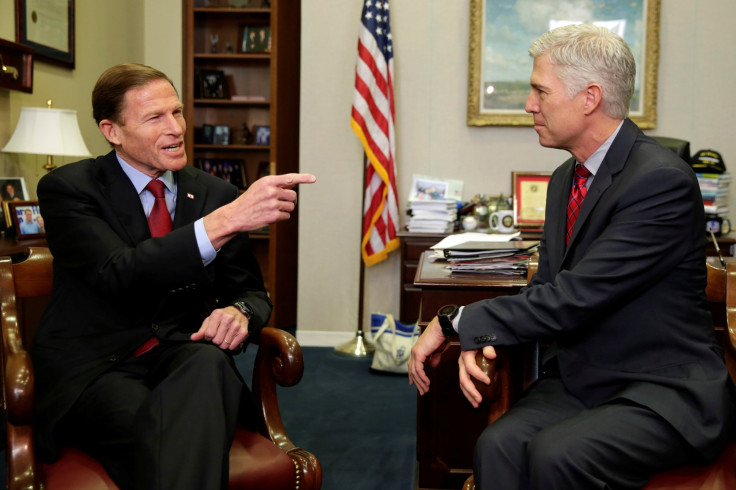 Gorsuch and Blumenthal