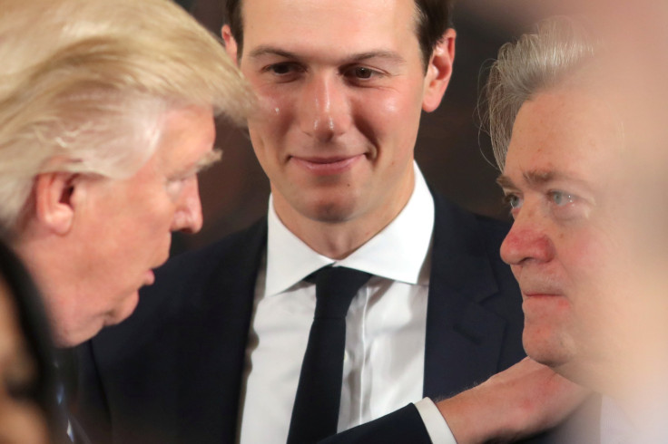 Kushner, Trump, Bannon