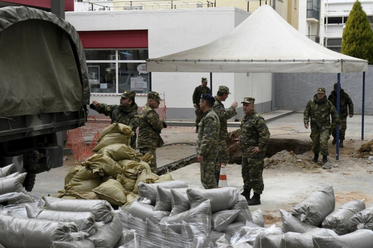 World War II bomb in Greece