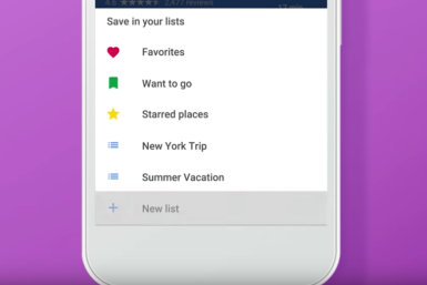 New Google Maps feature to create and share Lists