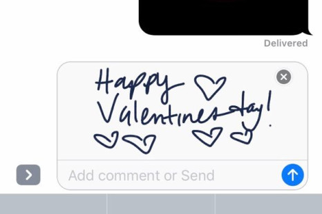 Handwritten notes with iMessage