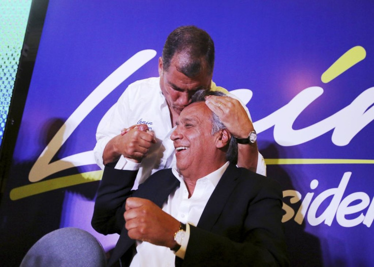 Ecuador's Rafael Correa and Lenin Moreno