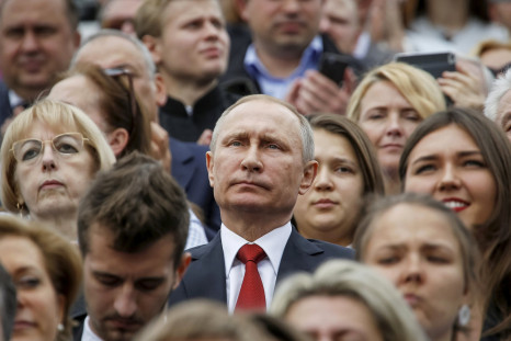 Putin In Crowd