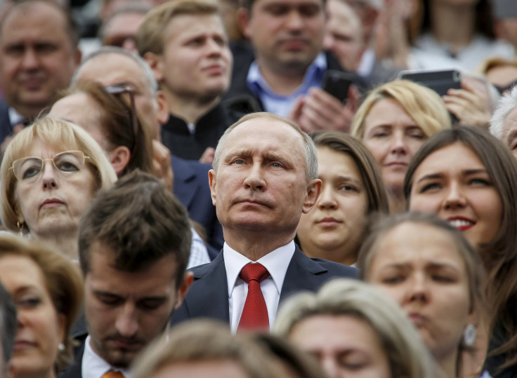 Putin In Crowd