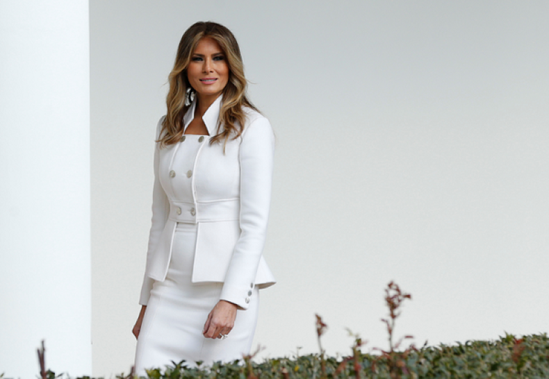 An Israeli model is cashing in on Melania Trump impersonations.