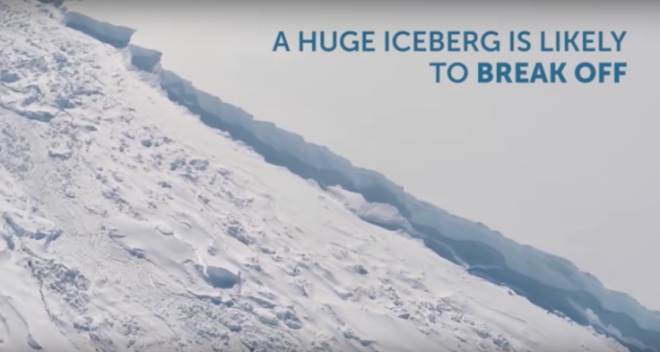 Larsen C ice shelf iceberg 