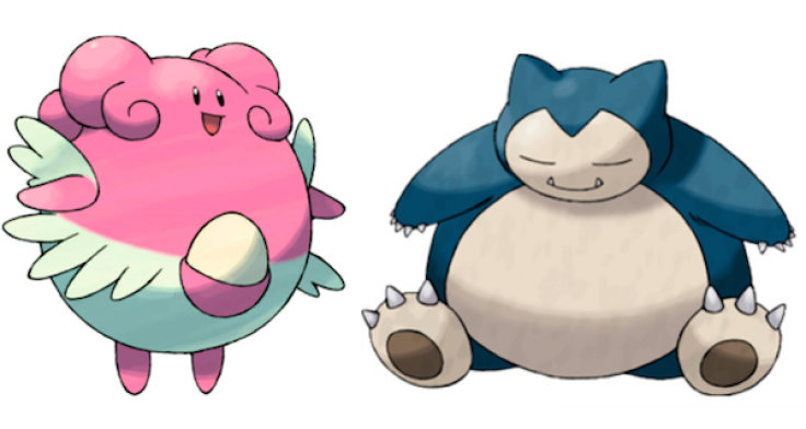 Blissey and Snorlax