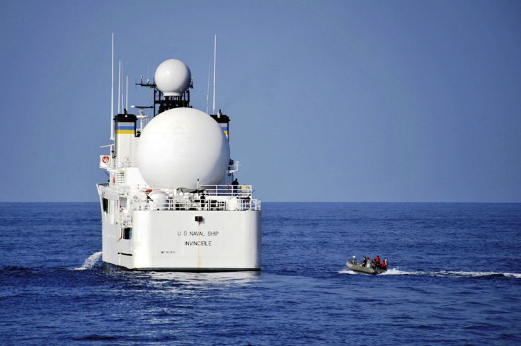 USNS Invincible spy ship