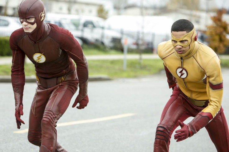 Grant Gustin as Barry, Keiynan Lonsdale as Wally