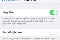 magnify feature iphone