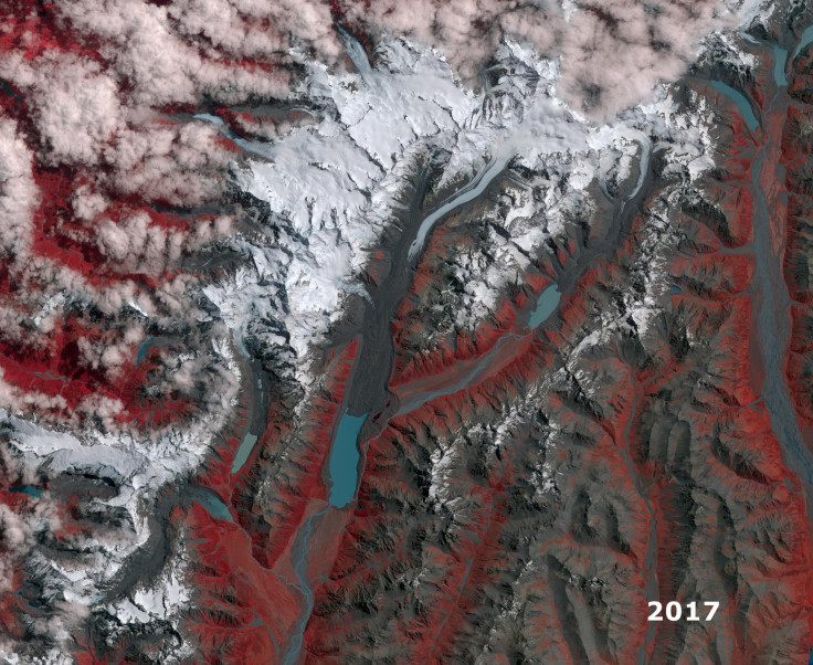 new zealand glaciers nasa