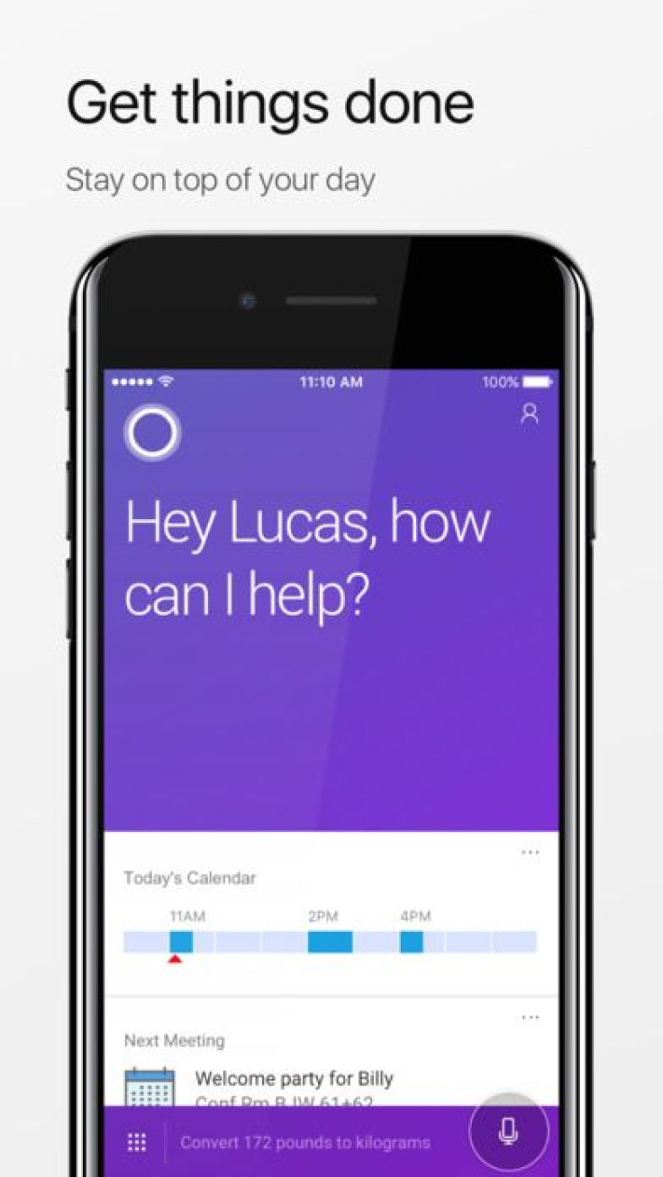 Cortana for iPhone