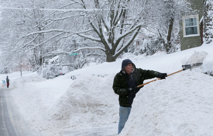 Northeast states including New York and Massachusetts receive blizzard warnings after snow storm is expected to bring 12 to 20 inches of snow.