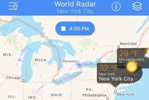 NOAA weather radar app