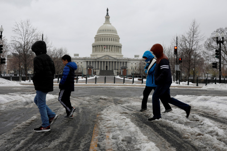 Capitol Building in Snow