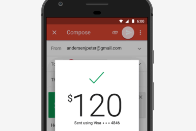 Gmail android app update send money